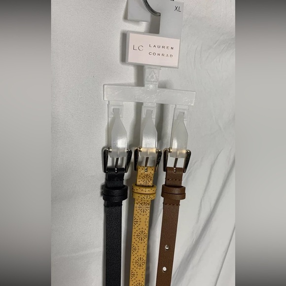 3/$20 NWT LC Lauren Conrad Women's Juniors Set 3 Belts Size XL Syn Leather - Picture 4 of 9